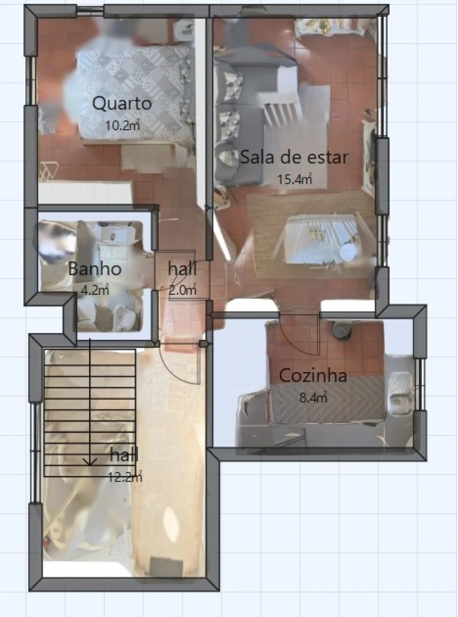Apartamento T1 para Venda em Quarteira Planta 1