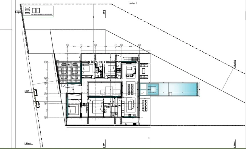 Moradia T4 para Venda em Quarteira Planta 1