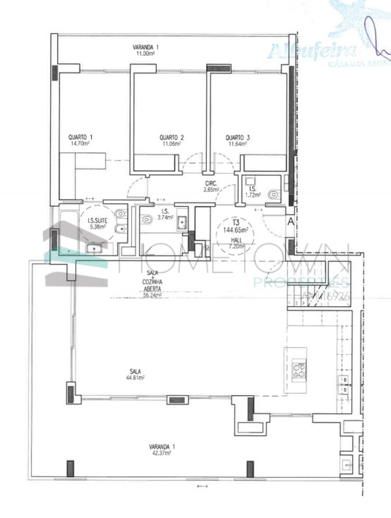 Apartamento T3 para Venda em Albufeira e Olhos de Água Foto 42