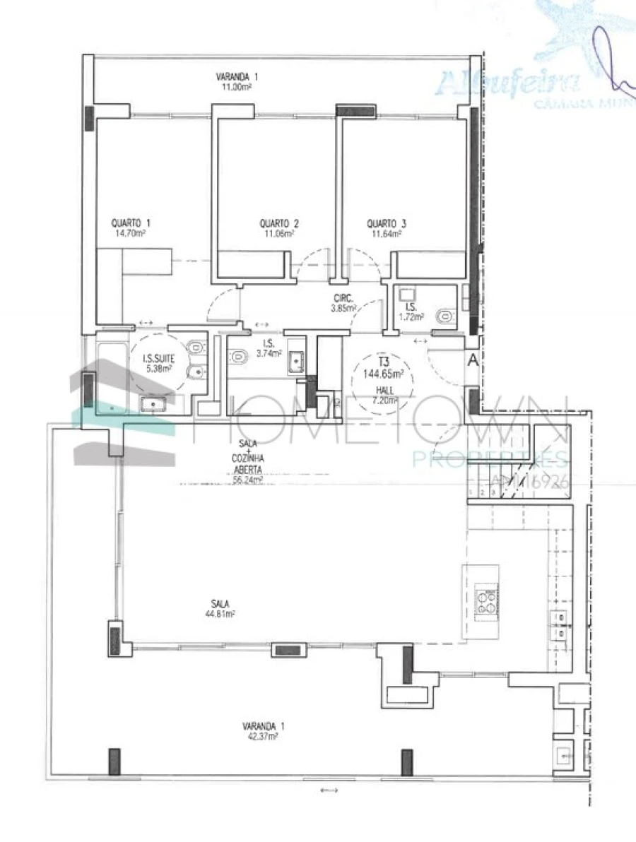 Apartamento T3 para Venda em Albufeira e Olhos de Água Foto 42