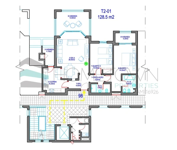 Apartamento T2 para Venda em Quarteira Foto 21
