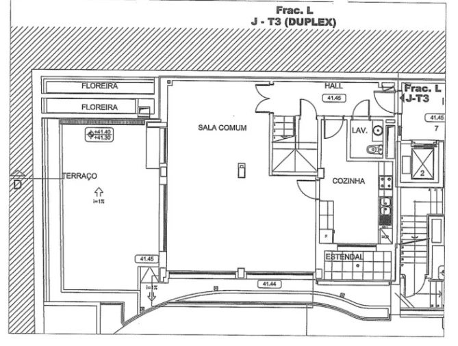 Apartamento T3 para Arrendamento em Algés, Linda-A-Velha e Cruz Quebrada-Dafundo Planta 1