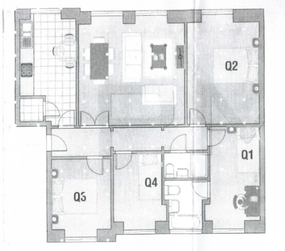 Apartamento T4 para Venda em Alvalade Planta 1