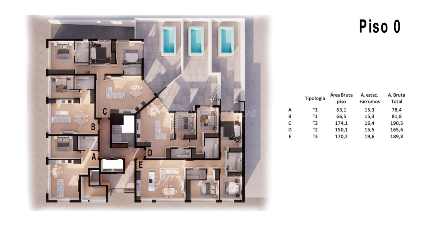 Apartamento T3 para Venda em Costa da Caparica Foto 53