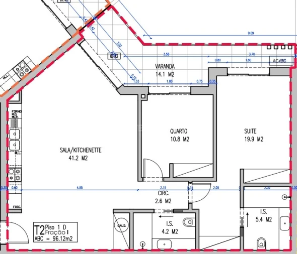 Apartamento T2 para Venda em Costa da Caparica Foto 51