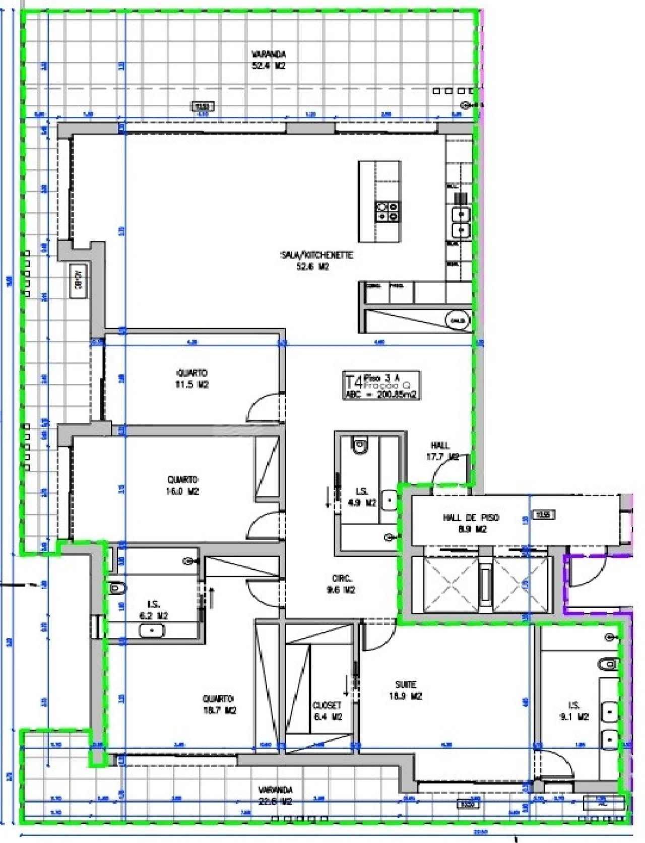 Apartamento T4 para Venda em Costa da Caparica Foto 51