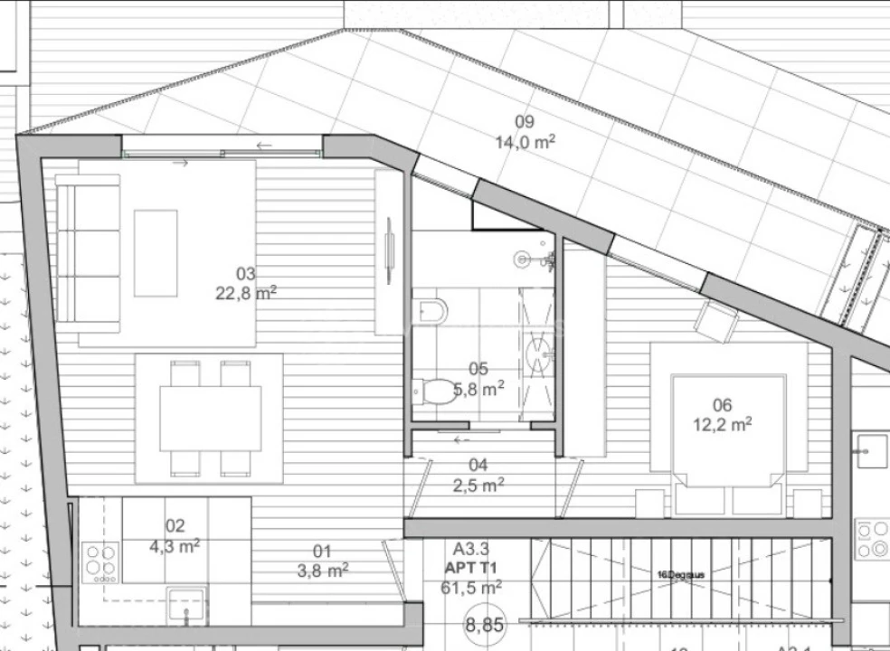 Apartamento T1 para Venda em Matosinhos e Leça da Palmeira Foto 24