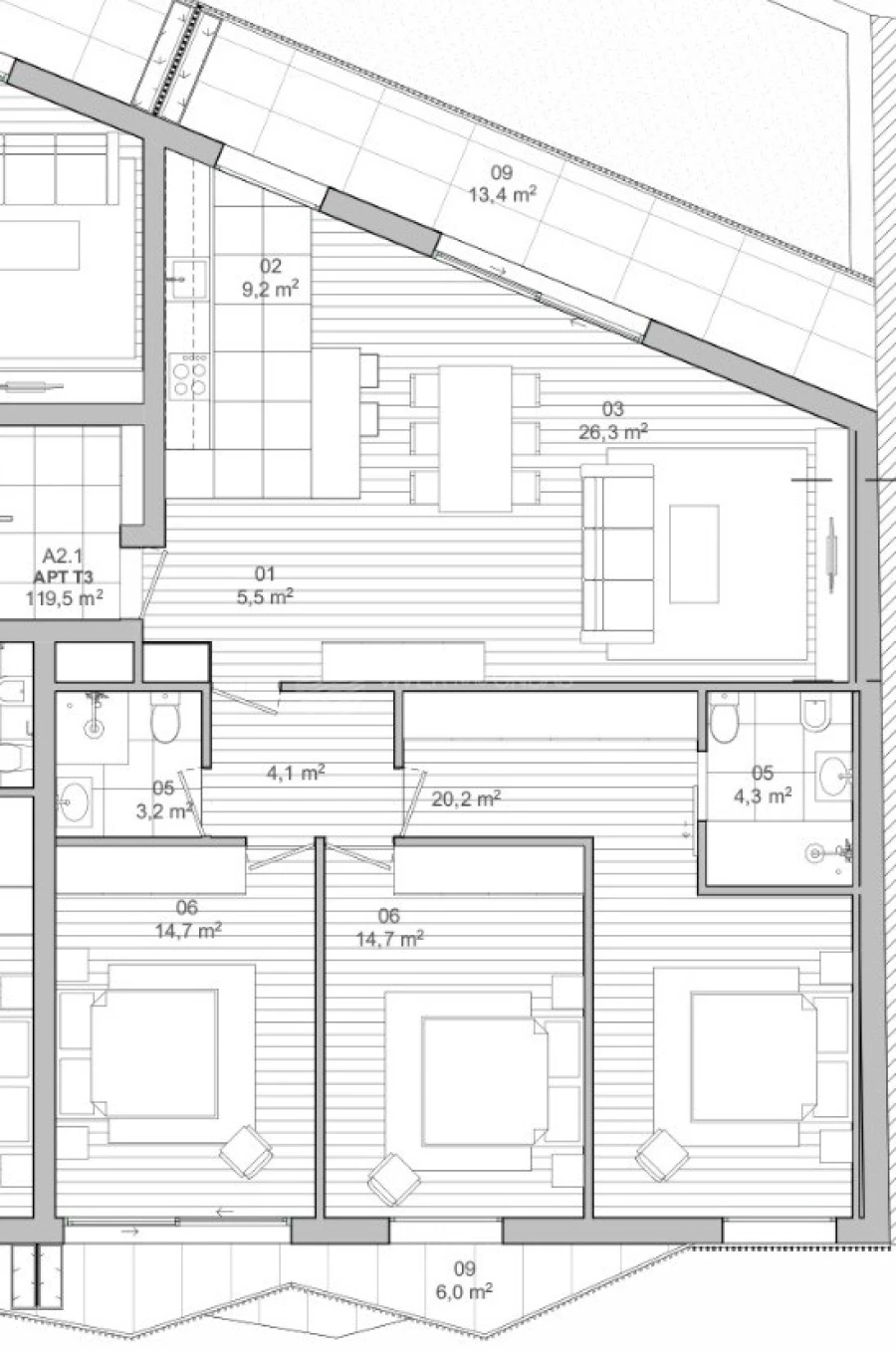 Apartamento T3 para Venda em Matosinhos e Leça da Palmeira Foto 26