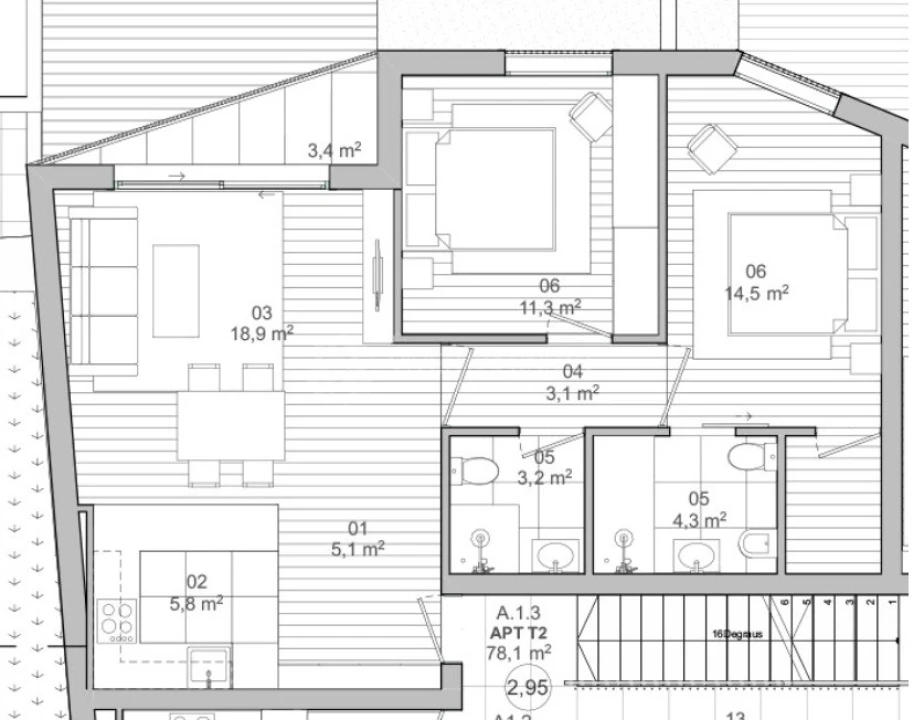 Apartamento T2 para Venda em Matosinhos e Leça da Palmeira Foto 28