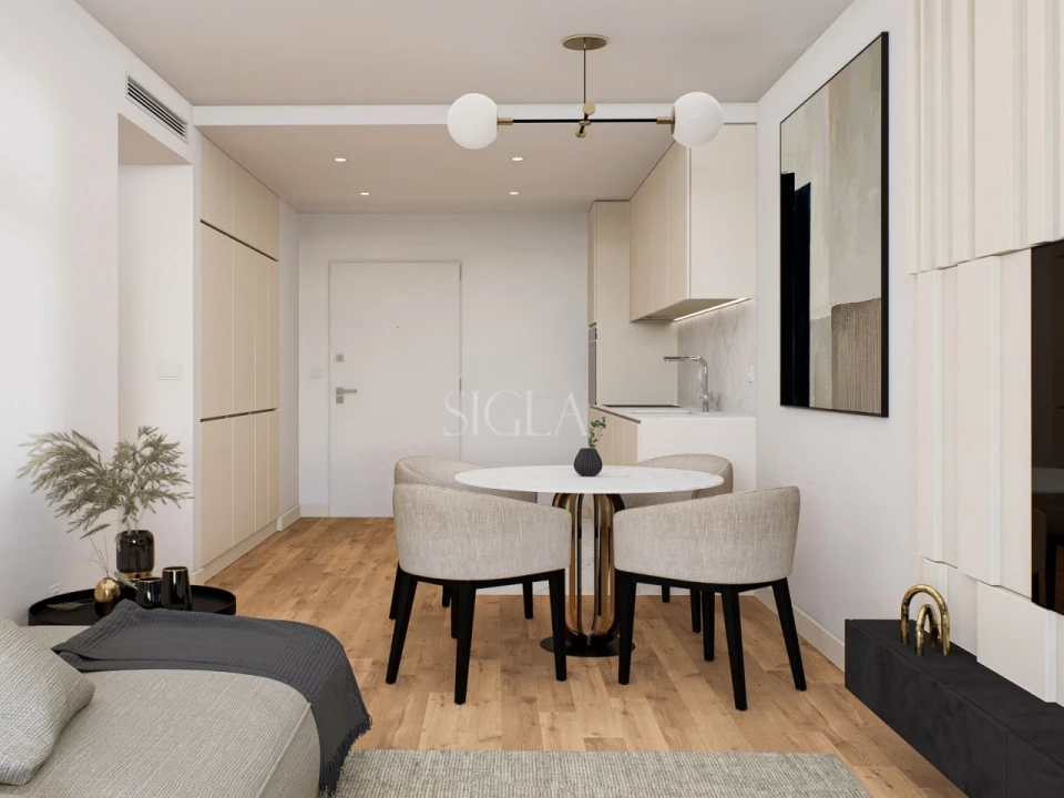 Apartamento T1 para Venda em Santa Marinha e São Pedro da Afurada Foto 2