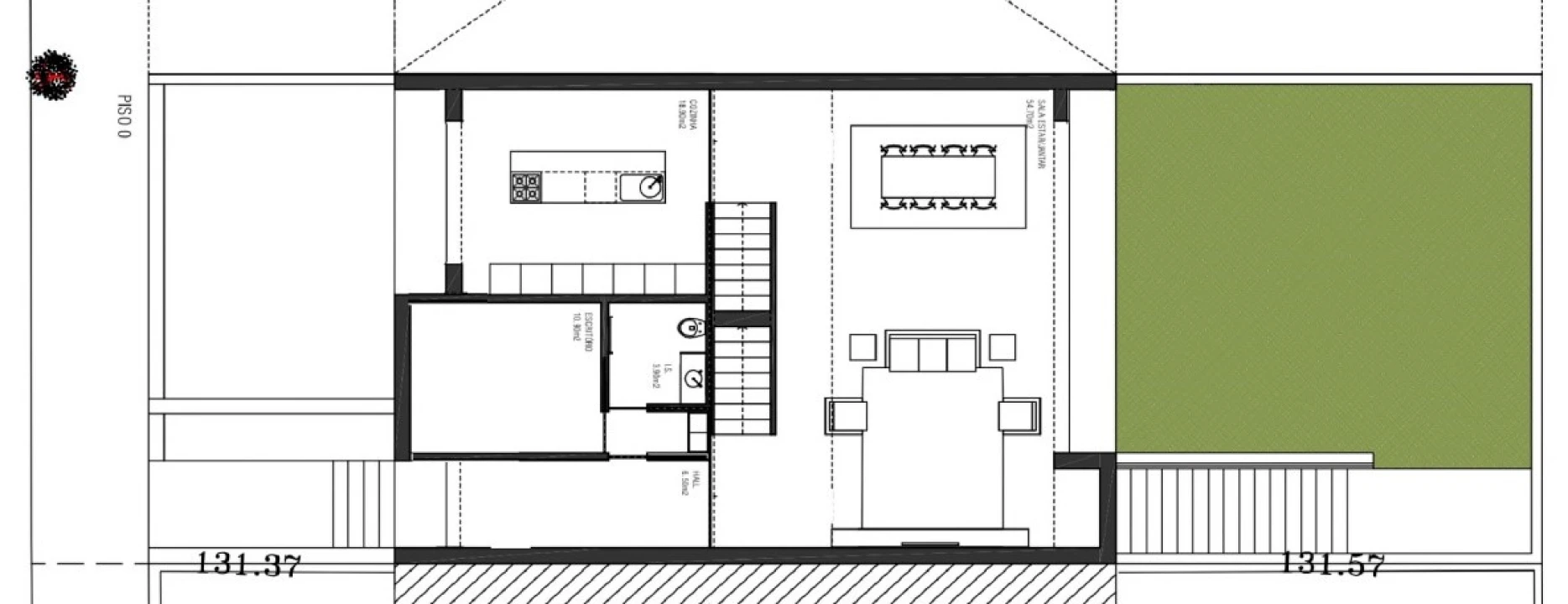 Moradia T3 para Venda em Folgosa Planta 2