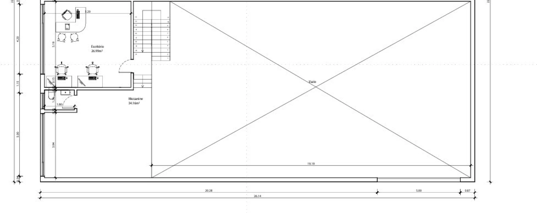 Armazém para Venda em Seixal, Arrentela e Aldeia de Paio Pires Planta 2