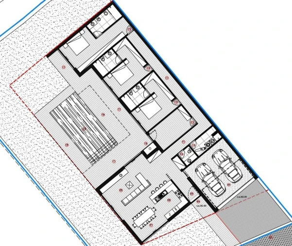Moradia T3 para Venda em Priscos Planta 1