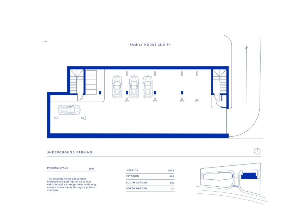 Moradia T4 para Venda em Cascais e Estoril Planta 2