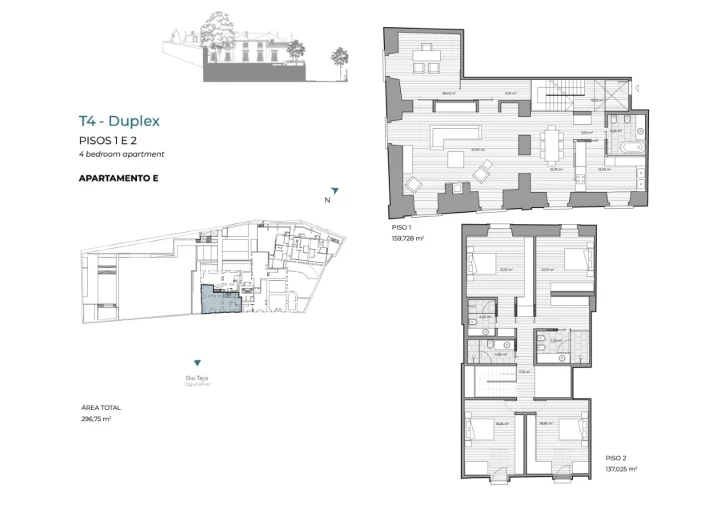 Apartamento T4 para Venda em Penha de França Planta 1