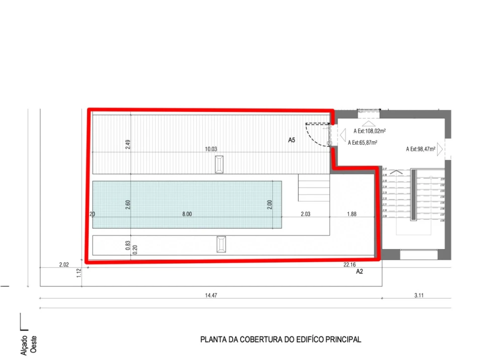 Apartamento T2 para Venda em Ericeira Planta 2