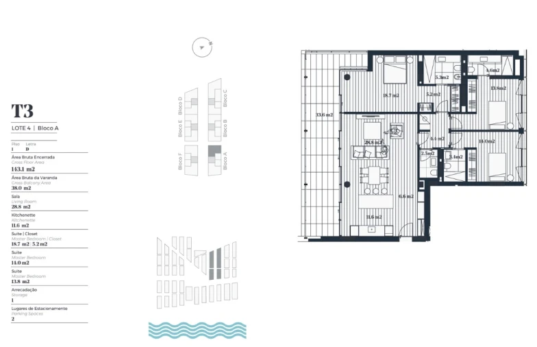 Apartamento T3 para Venda em Marvila Planta 1