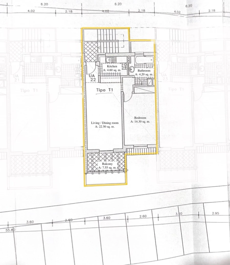 Apartamento T1 para Venda em Tavira (Santa Maria e Santiago) Foto 18