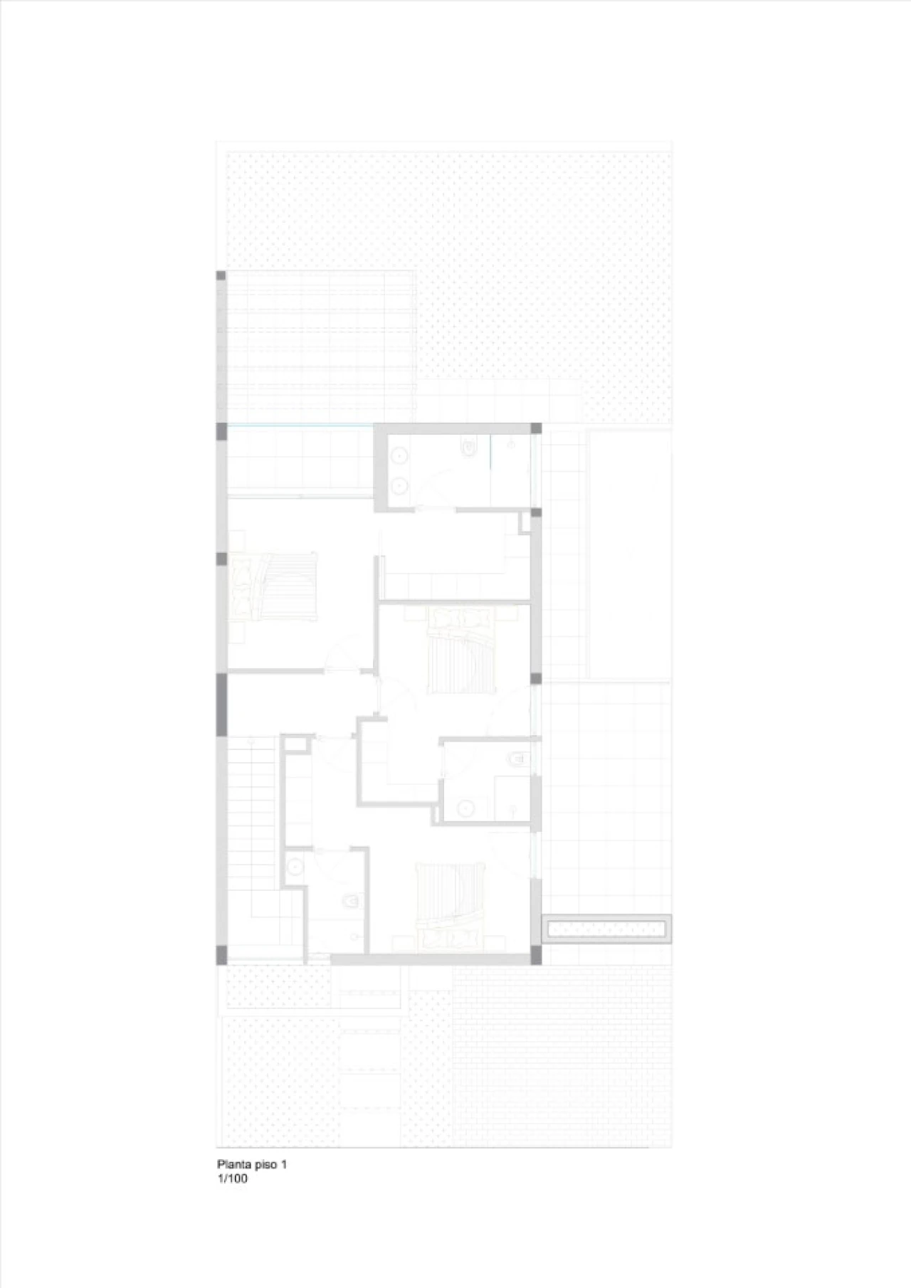 Moradia T3 para Venda em Palmeira Planta 2
