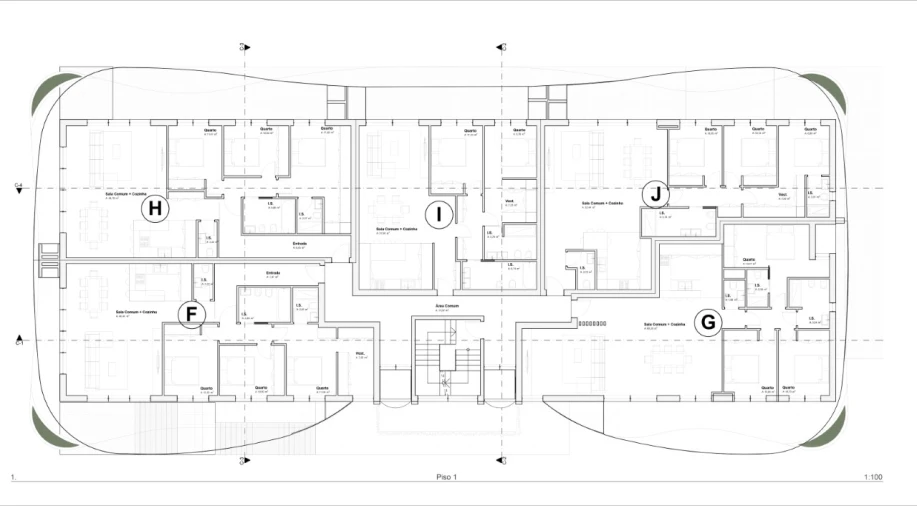 Apartamento T3 para Venda em Nogueira, Fraião e Lamaçães Planta 1