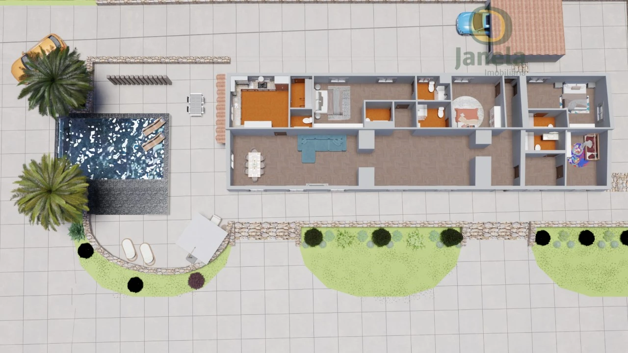 Quinta T4 para Venda em Santa Barbara de Nexe Foto 9