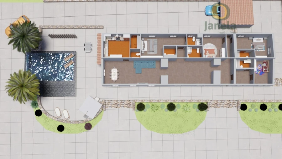 Quinta T4 para Venda em Santa Barbara de Nexe Foto 9