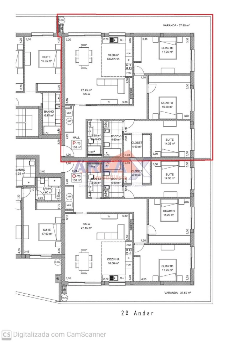 Apartamento T3 para Venda em Loureiro Foto 3