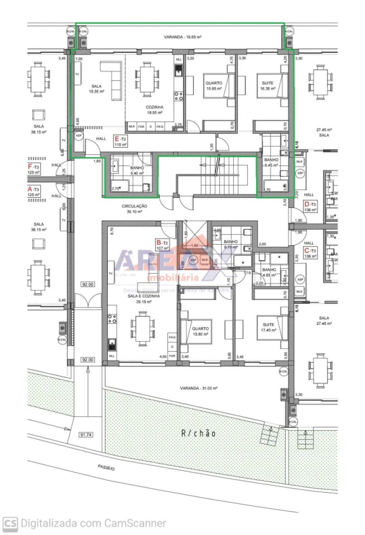Apartamento T2 para Venda em Loureiro Foto 3