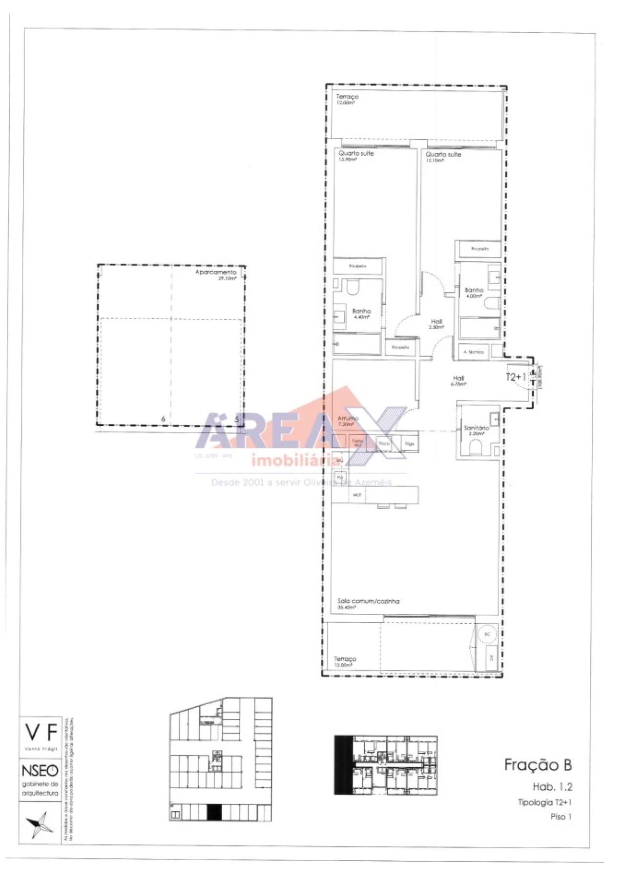 Apartamento T2 para Venda em São João da Madeira Foto 10