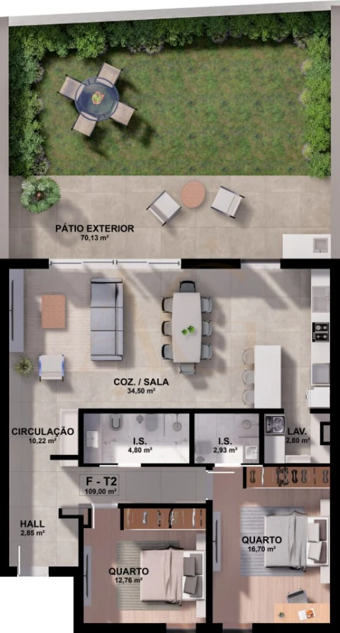 Apartamento T2 para Venda em Tavira (Santa Maria e Santiago)