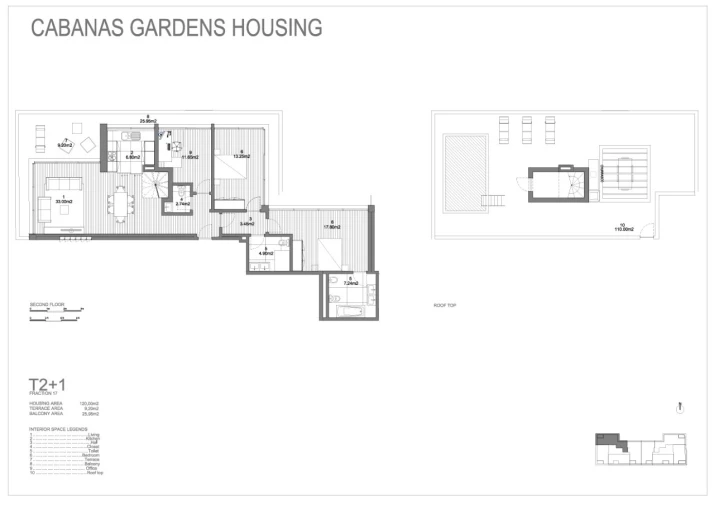 Apartamento T3 para Venda em Conceição e Cabanas de Tavira Planta 1