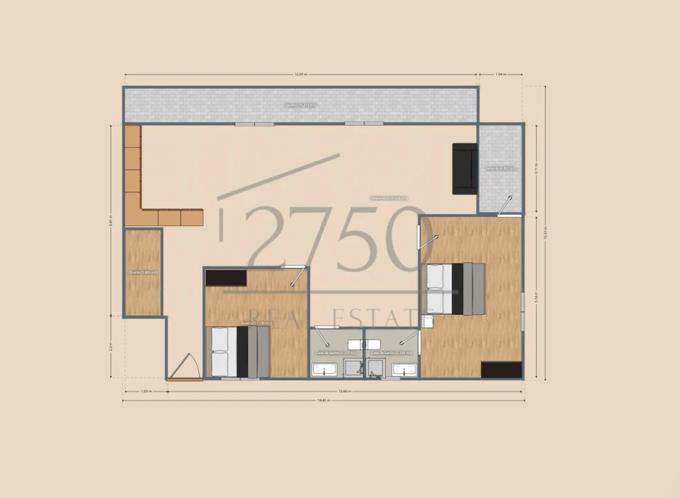 Apartamento T2 para Arrendamento em Cascais e Estoril Foto 28