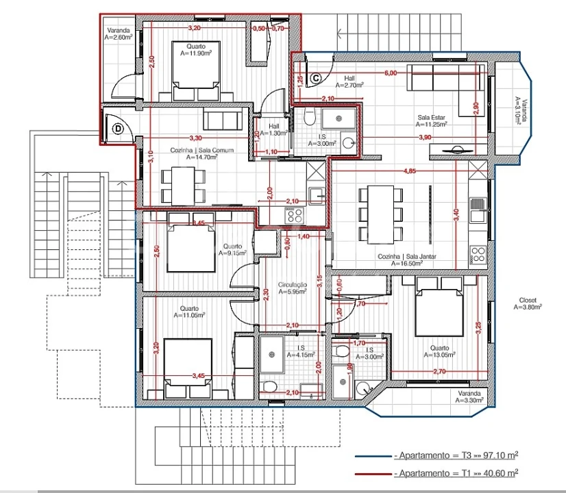 Apartamento para Venda em Abraveses Foto 2