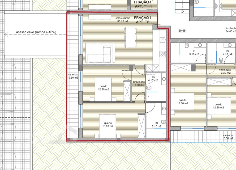 Apartamento T2 para Venda em Manhente Foto 8