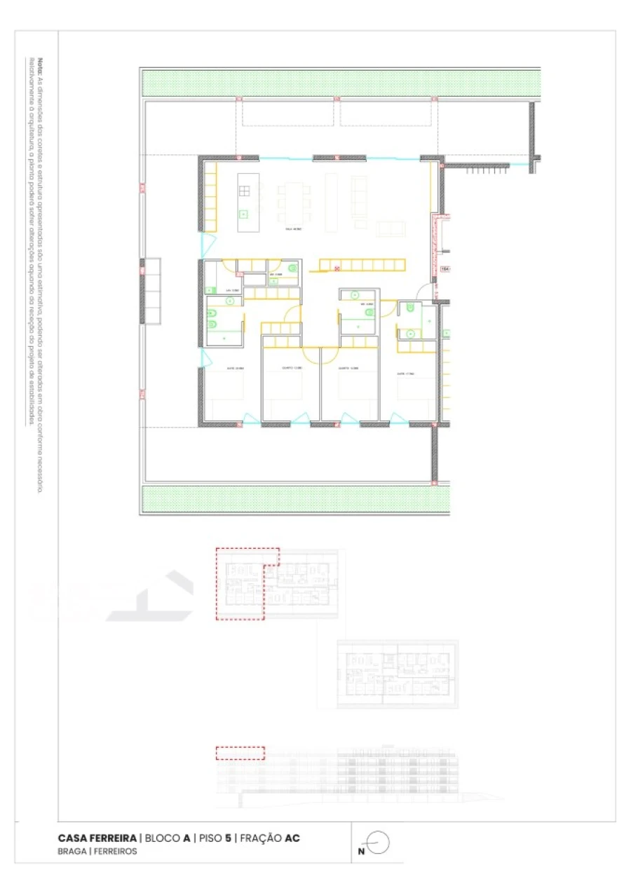 Apartamento T4 para Venda em Ferreiros e Gondizalves Foto 10