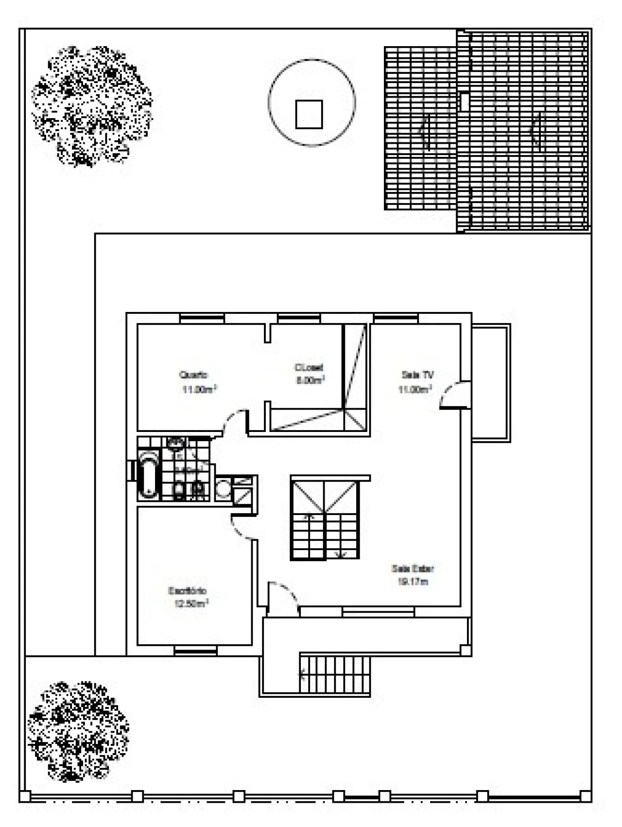 Moradia T4 para Venda em Silveira Planta 2