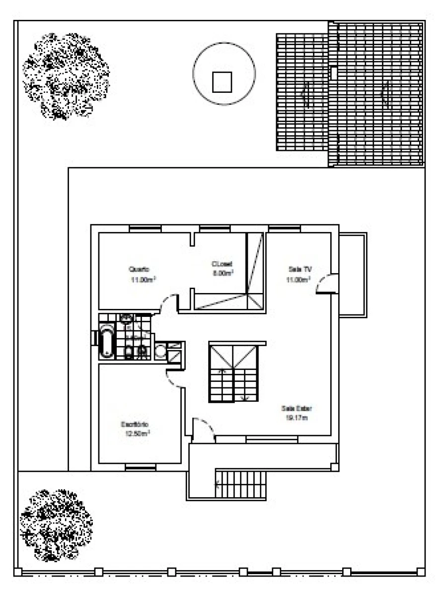 Moradia T4 para Venda em Silveira Planta 2