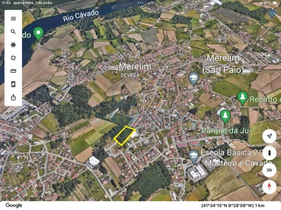 Terreno Comércio / Armazém para Venda em Merelim (São Paio), Panoias e Parada de Tibães Foto 11