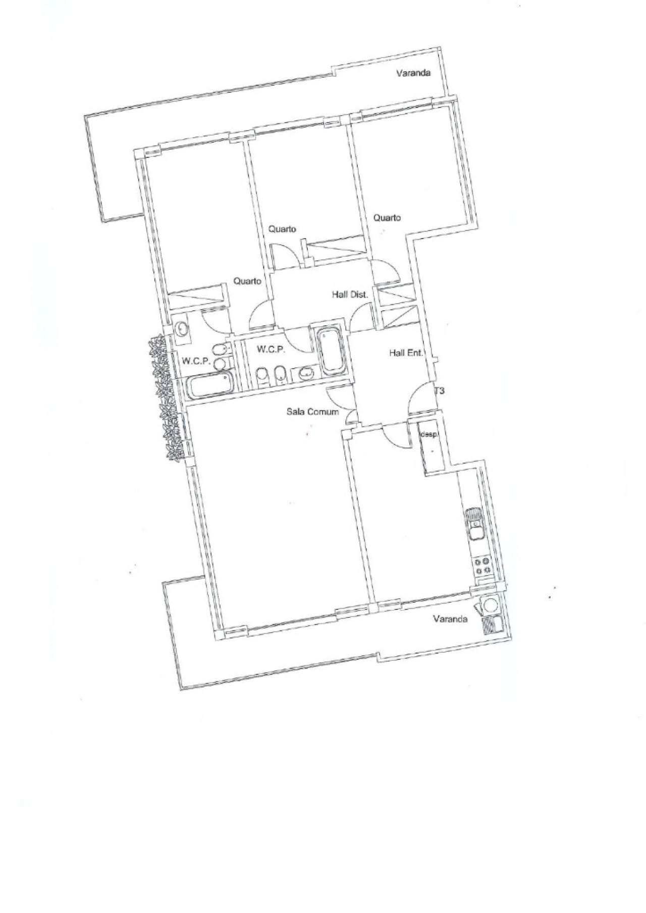 Apartamento T3 para Venda em Gandra Foto 30