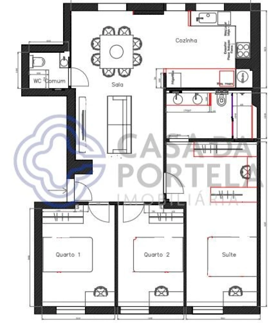 Apartamento T3 para Venda em Olhão Foto 38