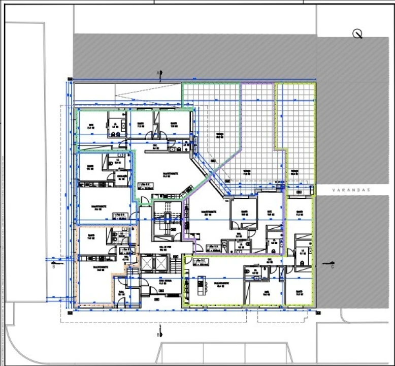 Apartamento T3 para Venda em Costa da Caparica Planta 2