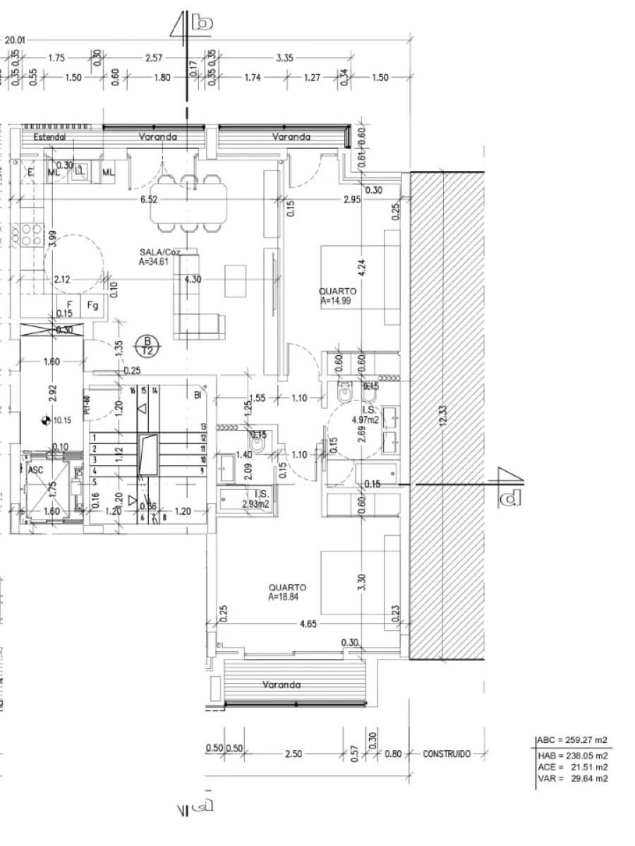 Apartamento T5 para Venda em Costa da Caparica Planta 1