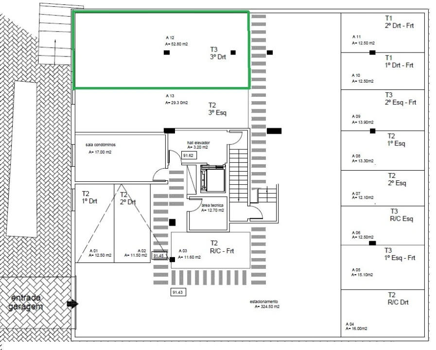 Apartamento T3 para Venda em Ericeira Planta 3