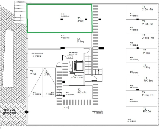 Apartamento T3 para Venda em Ericeira Planta 3