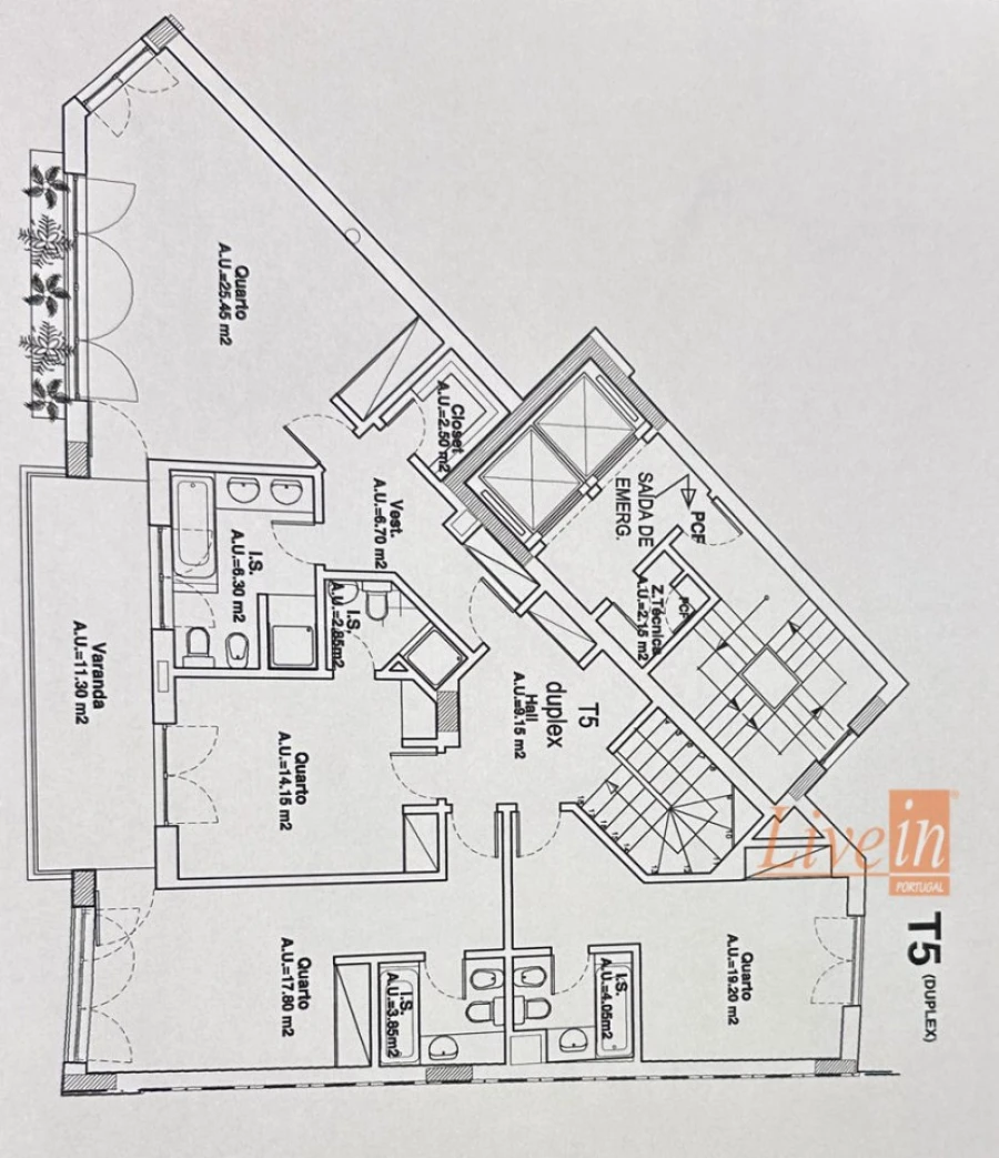 Apartamento T5 para Venda em Lumiar Foto 33