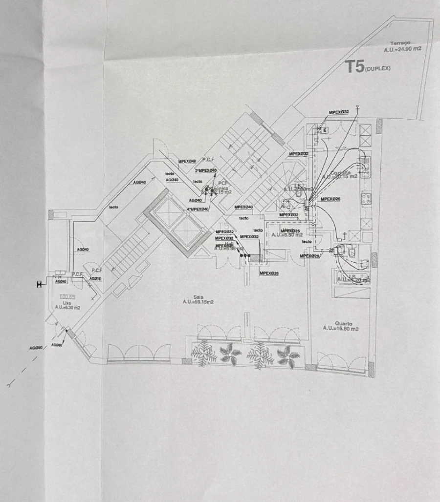 Apartamento T5 para Venda em Lumiar Planta 2