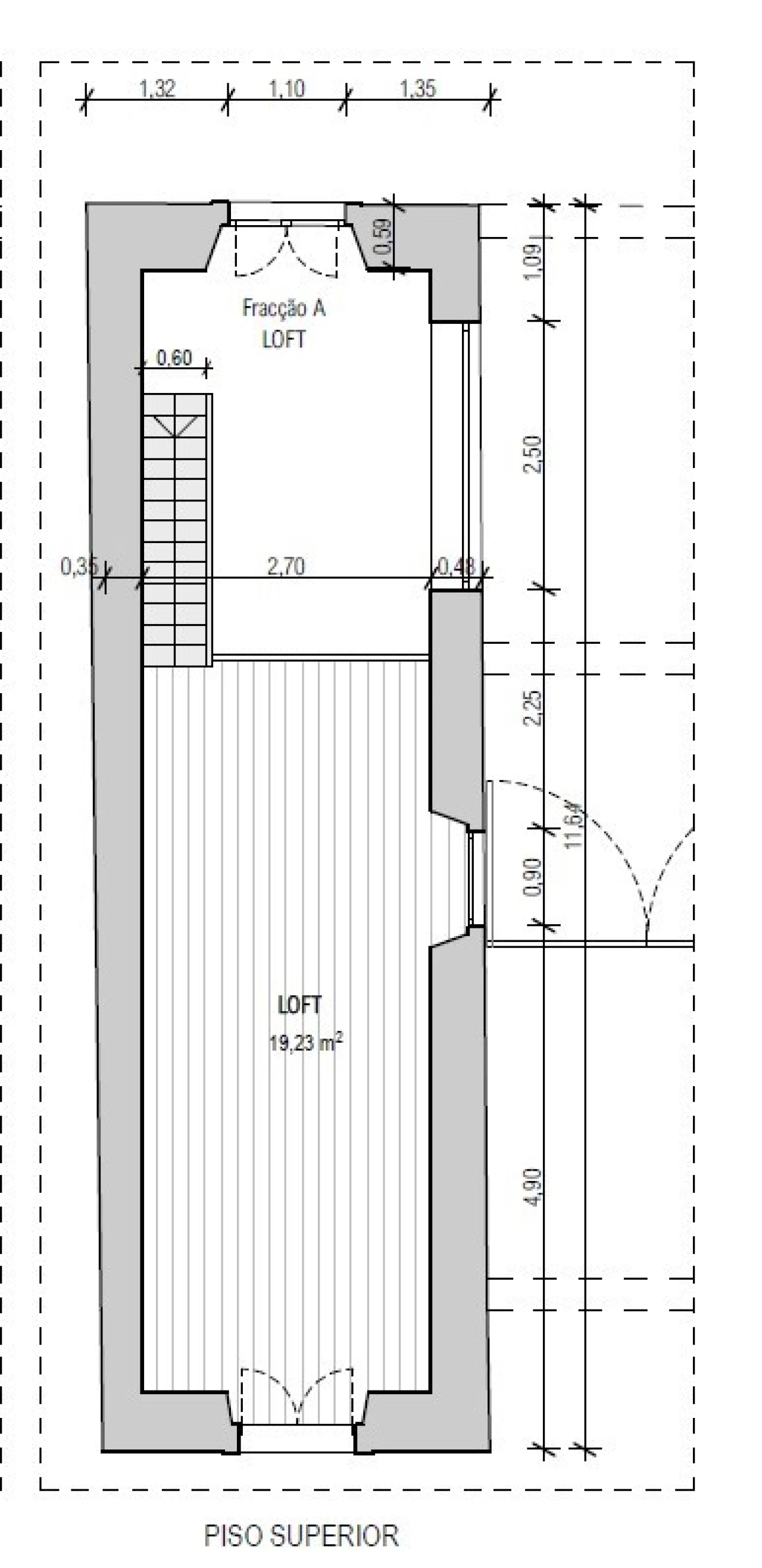 Apartamento T1 para Venda em Cascais e Estoril Planta 2