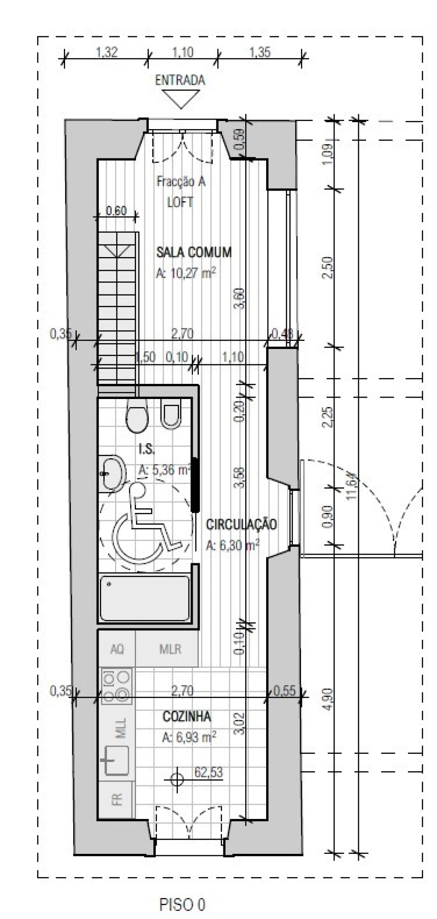 Apartamento T1 para Venda em Cascais e Estoril Planta 1