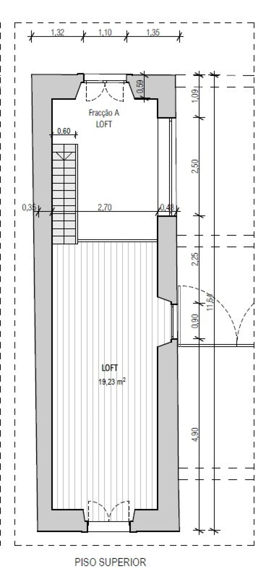 Apartamento T1 para Venda em Cascais e Estoril Planta 2
