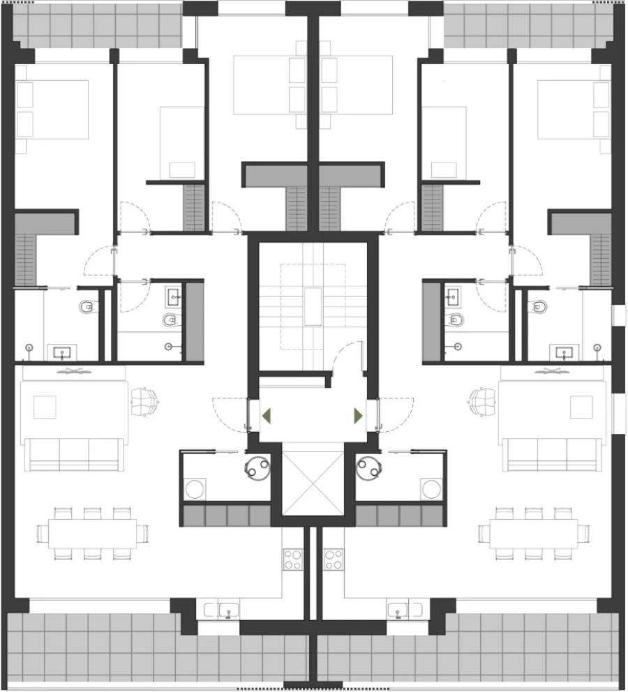 Apartamento T3 para Venda em Montijo e Afonsoeiro Planta 1